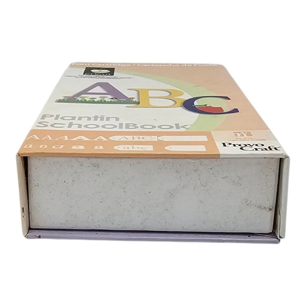 Cricut Provo Craft Font Cartridge Plantin Schoolbook 290390 Link Status Unknown - Picture 8 of 15